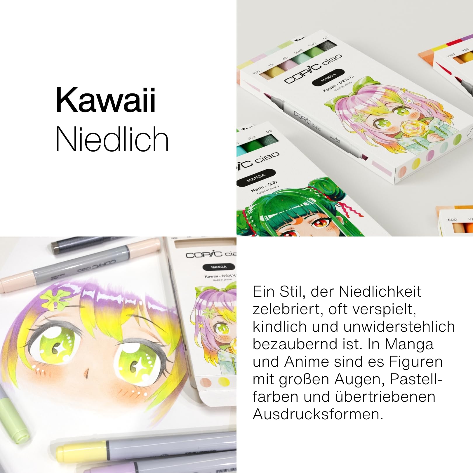 copic-ciao-manga-set-kawaii-twin-marker-set-mit-5-rosa-und-mintt-nen-multiliner- image 5