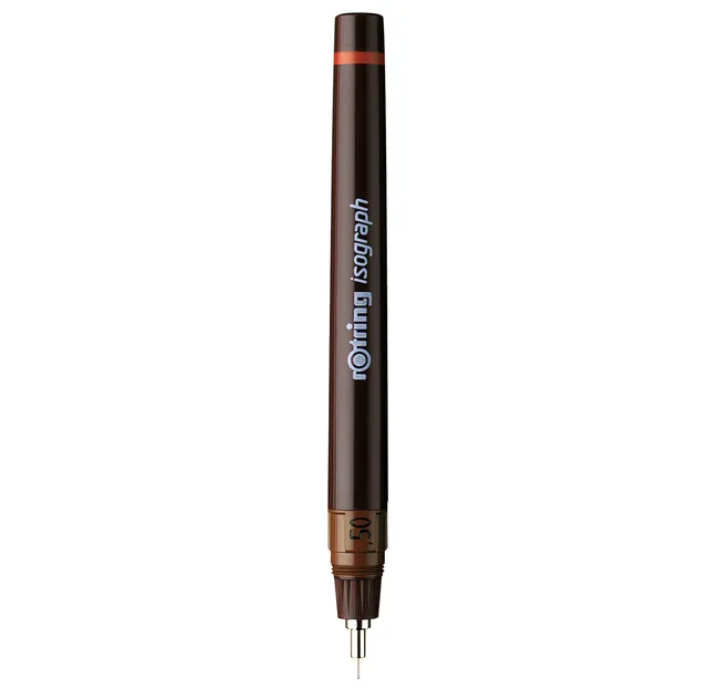 rotring-isograph-technischer-zeichenstift-0-50-mm-nachf-llbarer-tusche-fineliner image 1