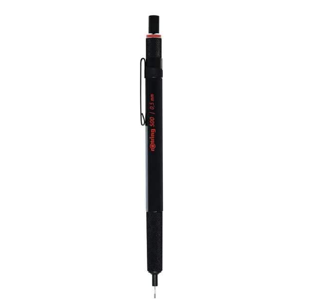 rotring-500-druckbleistift-hb-0-5-mm-schwarz-12er-box image 1