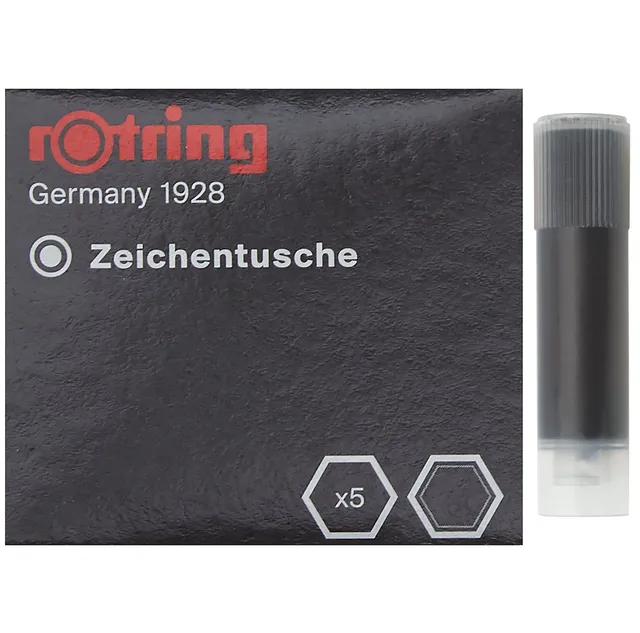 rotring-isograph-tintenpatronen-schwarz-5-st-ck-standardgr-e image 1