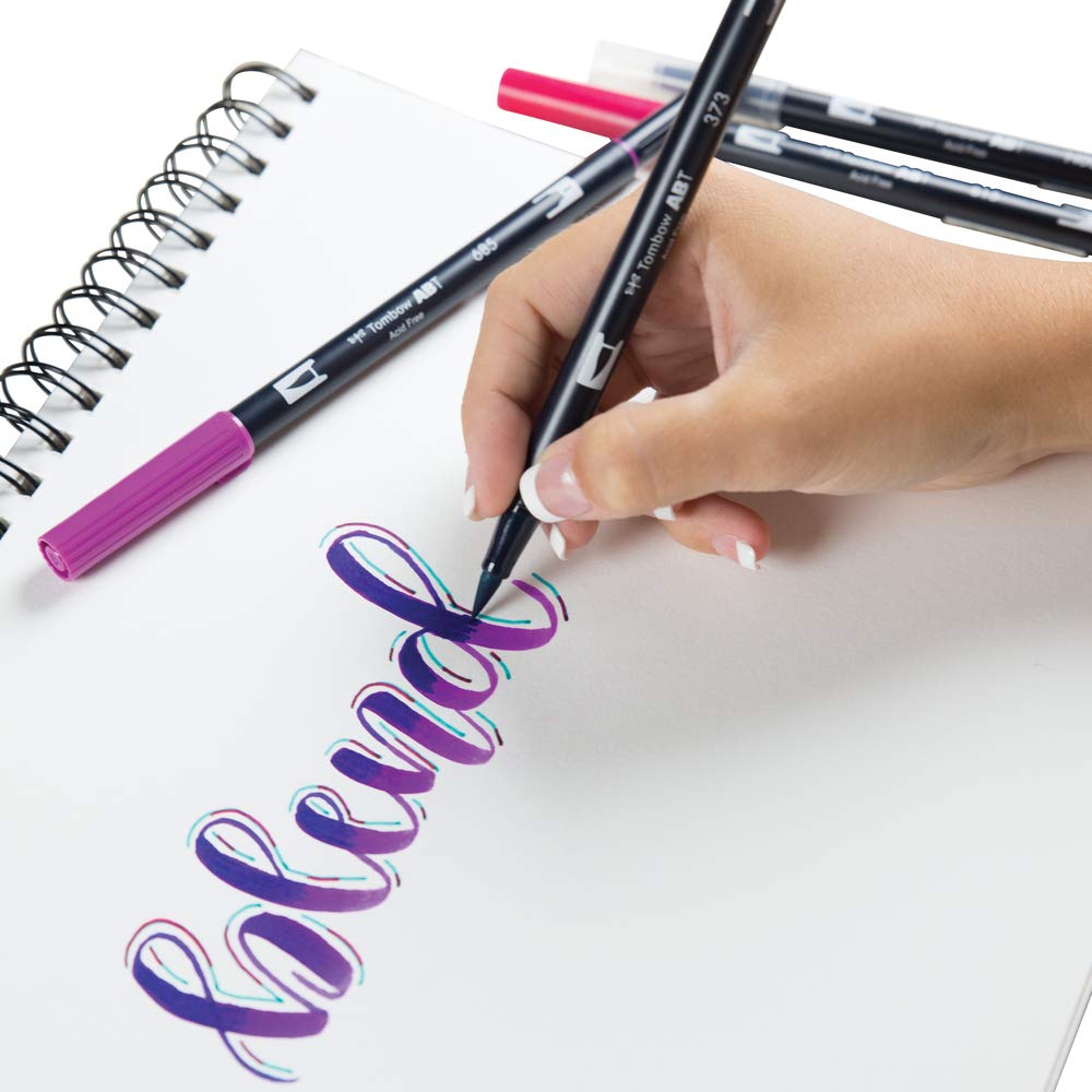 tombow-ls-adv-lettering-set-advanced-9-stifte-radierer-frau-h-lle-edition image 6