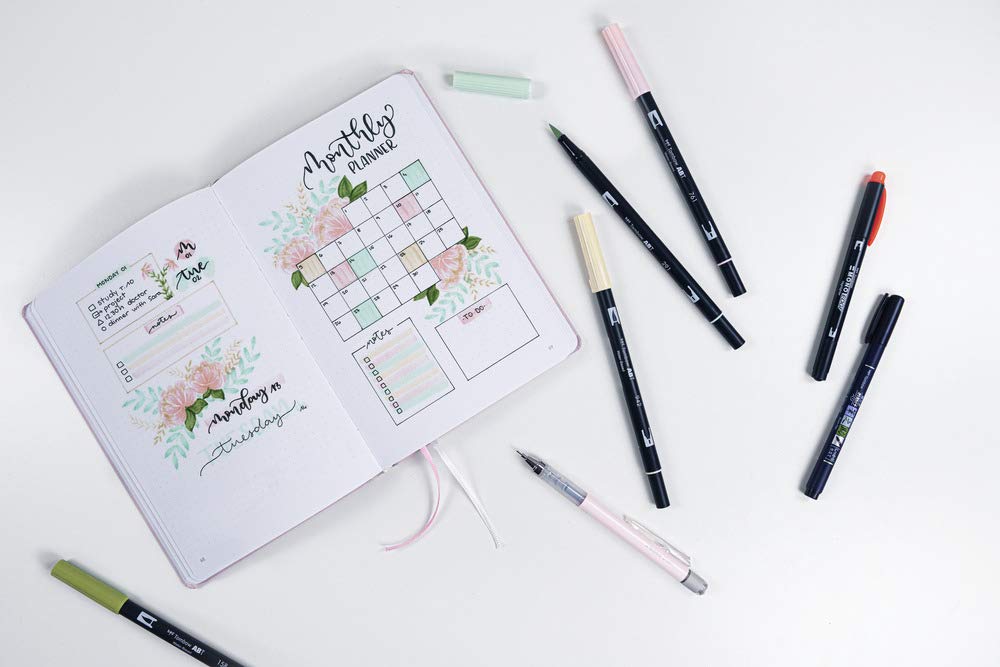 tombow-bujo-set1-creative-journaling-kit-pastell-mit-notizbuch image 4