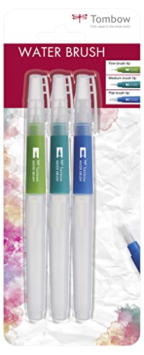tombow-wassertankpinsel-wb-3p-set-3-teilig-fein-mittel-flach image 5
