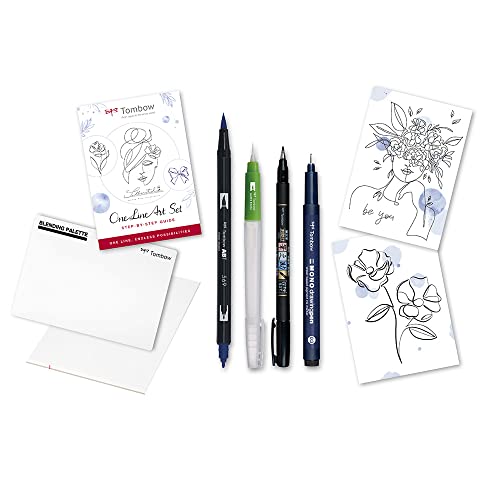 tombow-one-line-art-set-6-teiliges-zeichenset-mit-fineliner-und-anleitung image 8