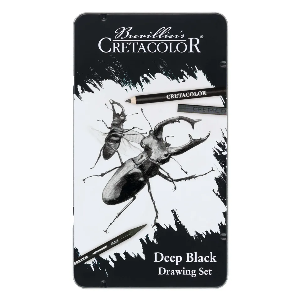 cretacolor-nero-deep-black-zeichen-und-skizzierset-tiefschwarz-set image 1