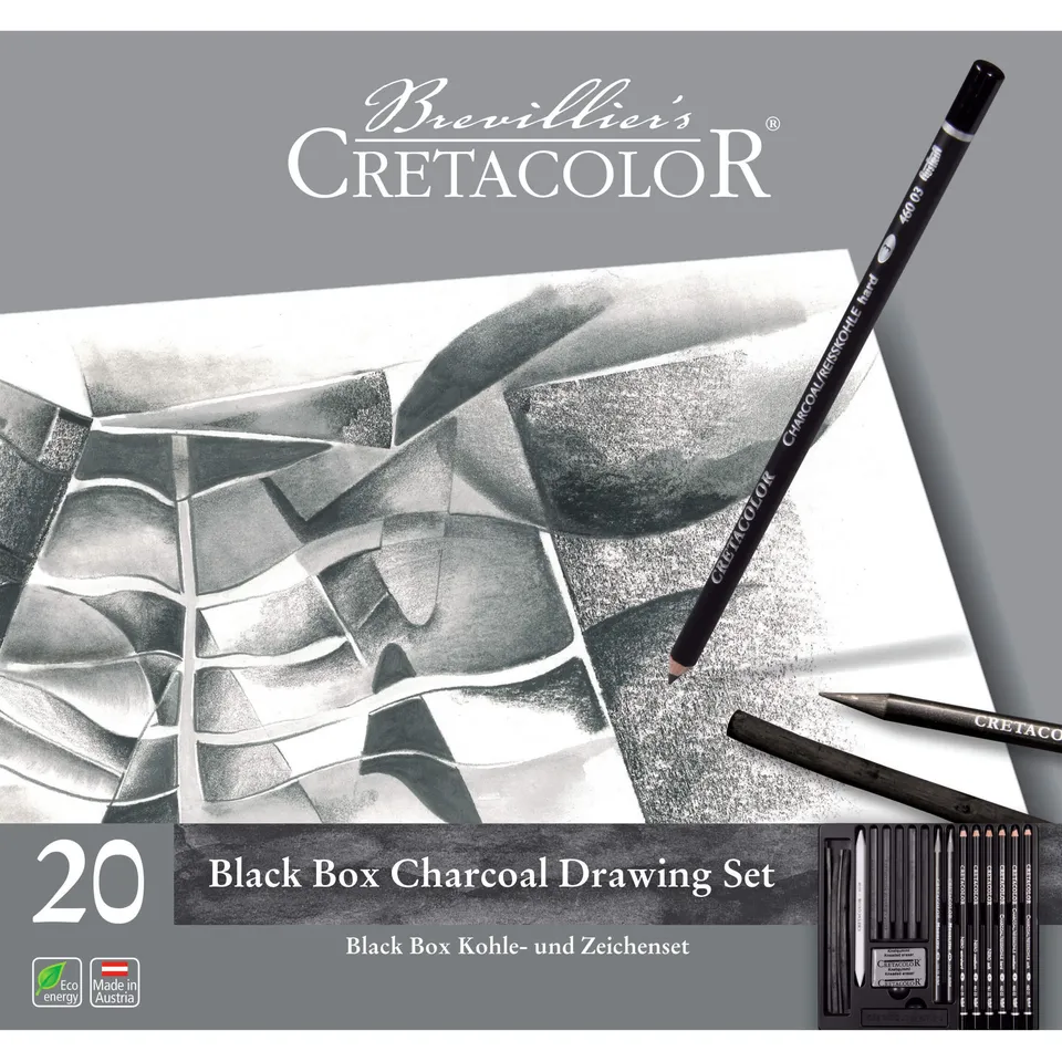 cretacolor-black-box-nero-zeichenset-in-metallbox image 1