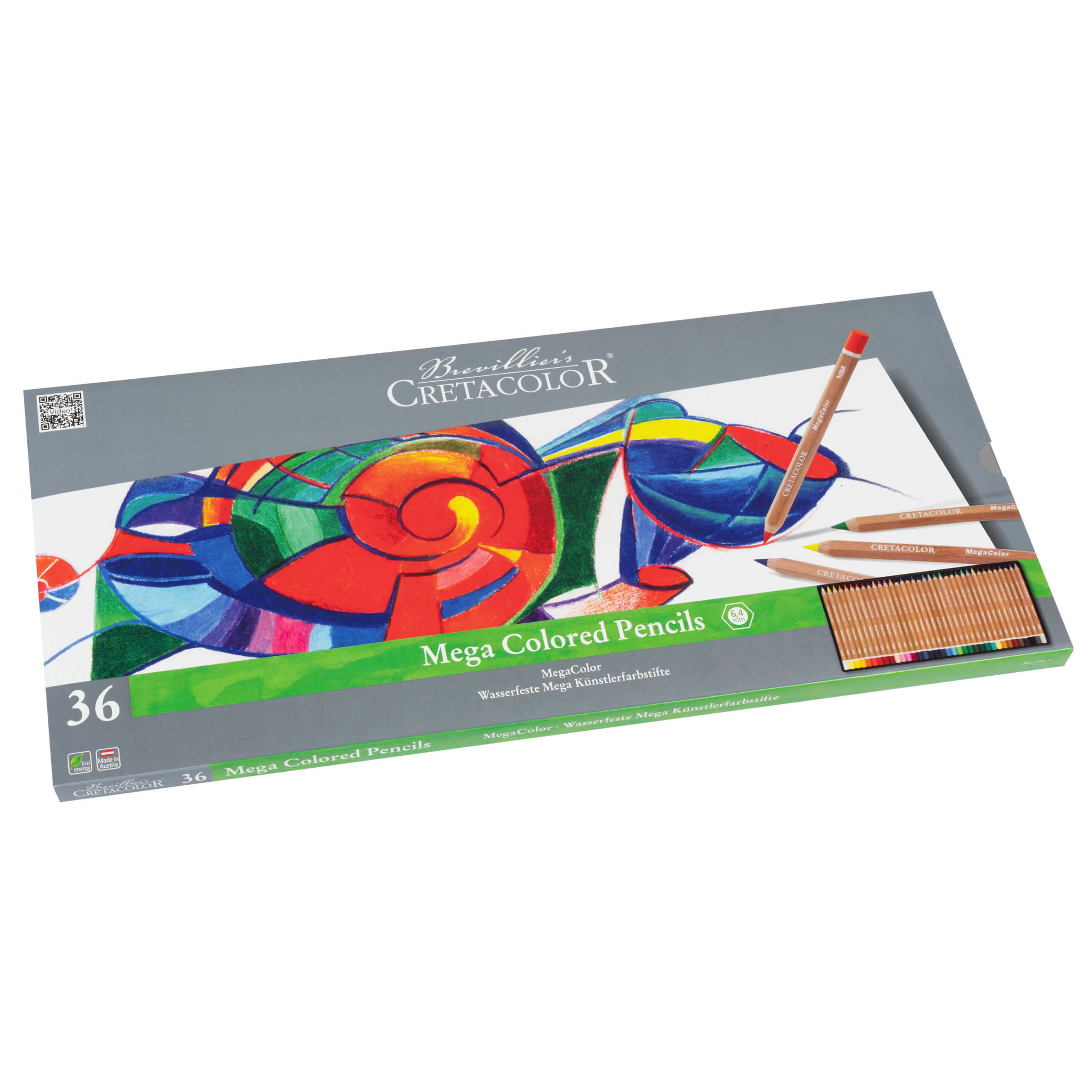cretacolor-megacolor-farbstifte-36-farben-k-nstler-farbstiftset image 2