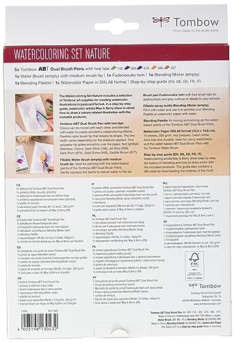 tombow-abt-dual-brush-pen-watercoloring-set-nature-von-may-berry-10-teilig-a6 image 7