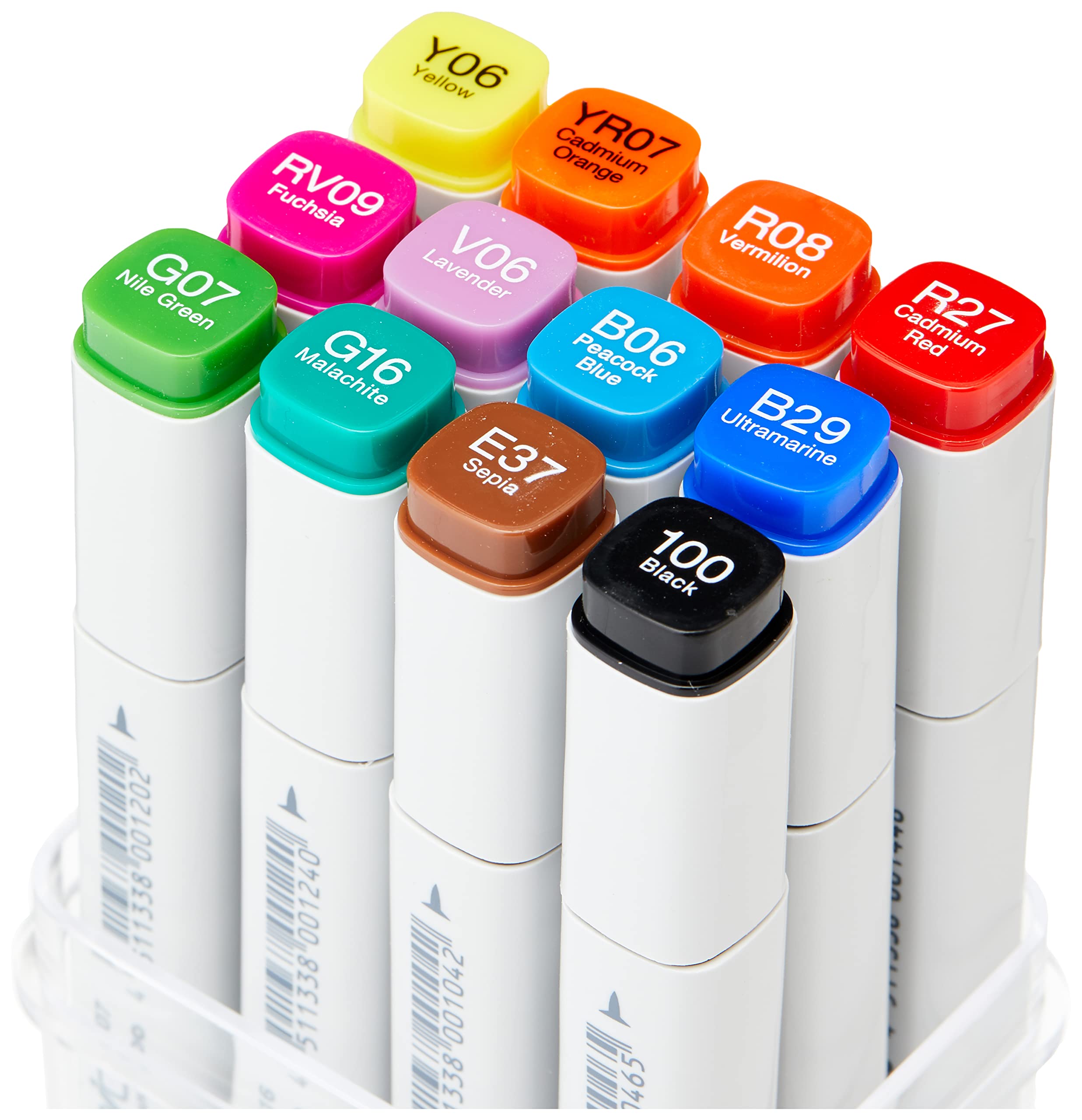 copic-classic-twin-marker-12er-set-leuchtende-farben-im-acryl-display image 2