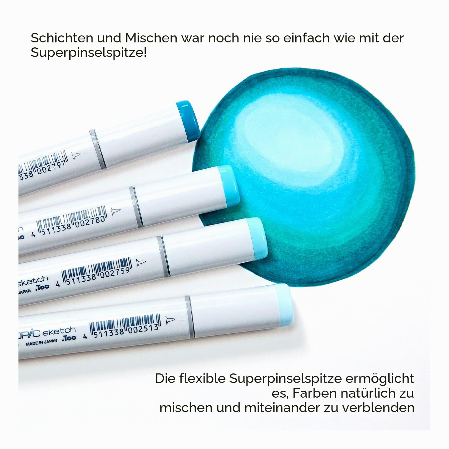 copic-sketch-36er-marker-set-twin-marker-mit-super-brush-und-medium-broad-spitze image 5