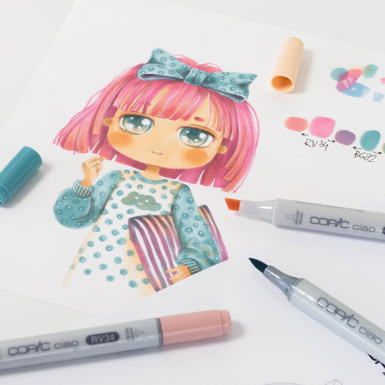 copic-ciao-layer-mix-vibrant-palette-3er-marker-set-mit-brush-und-keilspitze image 7