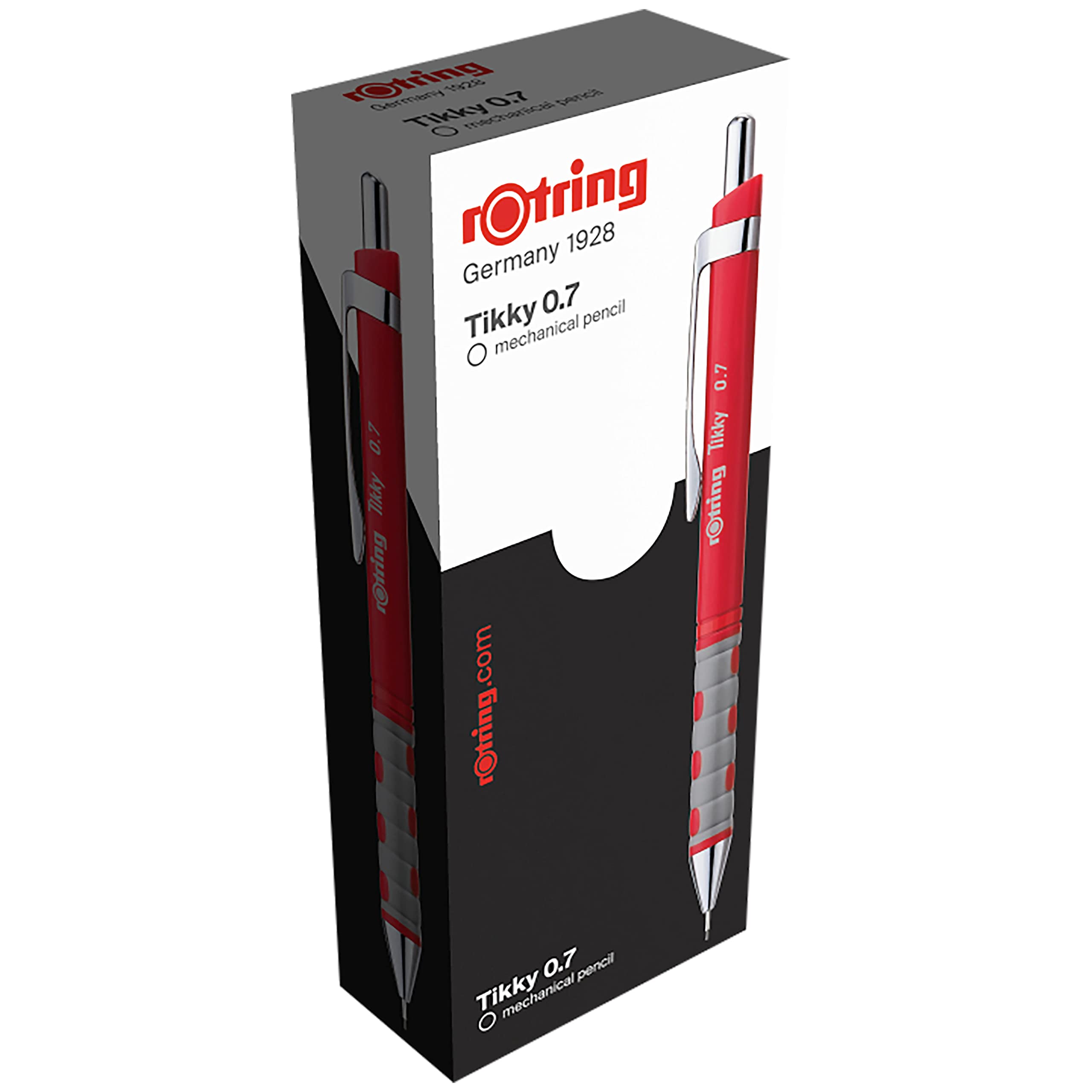 rotring-tikky-rd-druckbleistift-0-7-mm-rot-feinminenstift image 1