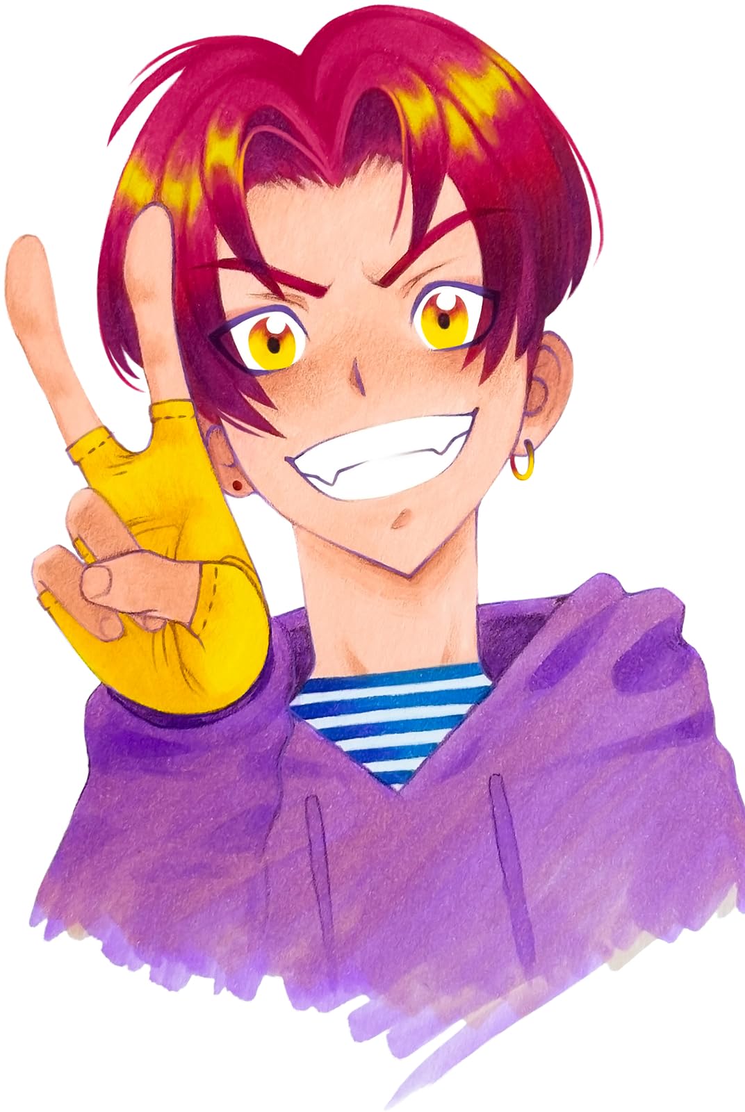 copic-ciao-manga-set-kaito-twin-marker-set-mit-5-orange-und-blaut-nen-multiliner image 4