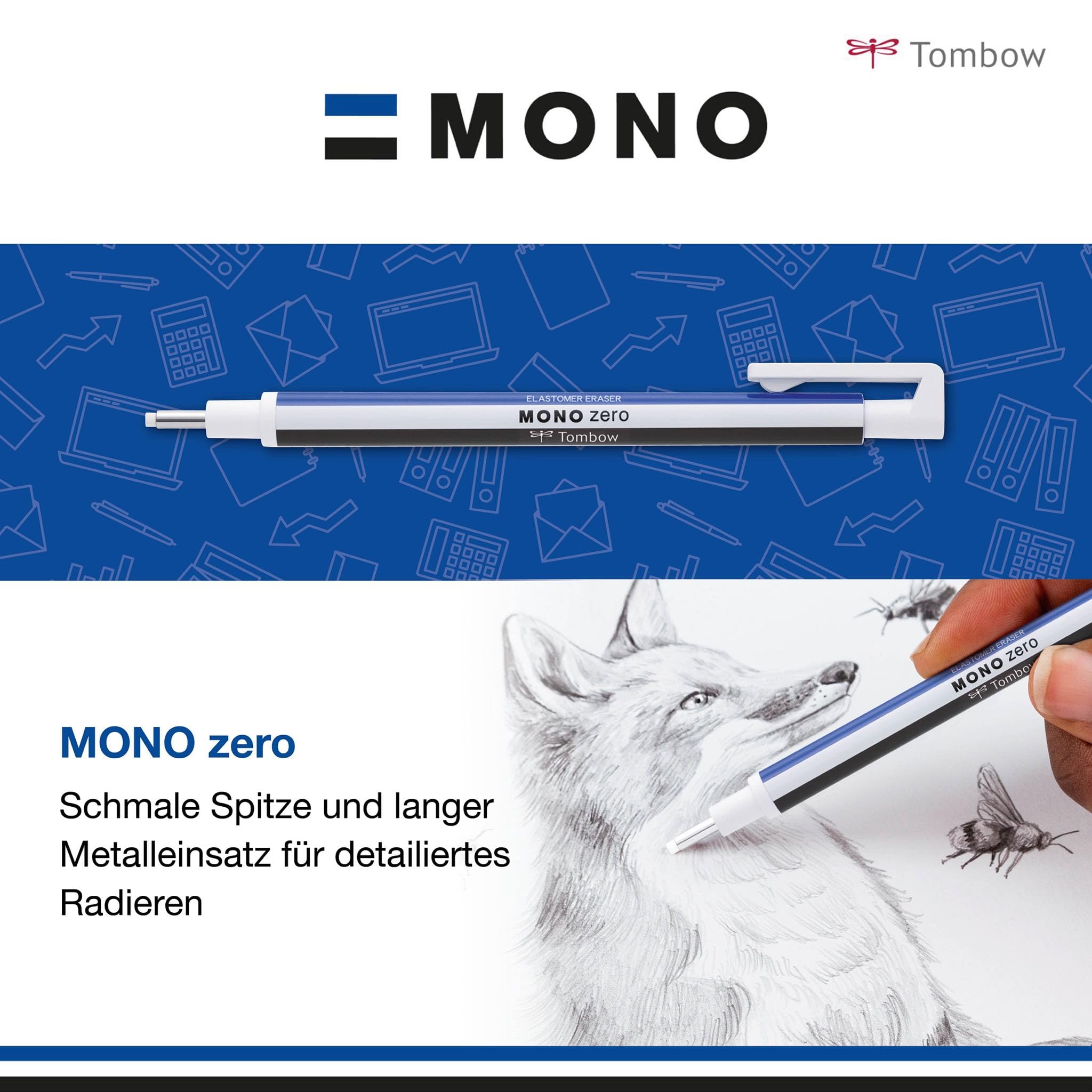 tombow-mono-zero-pr-zisionsradierer-rund-2-3-mm-nachf-llbar image 2