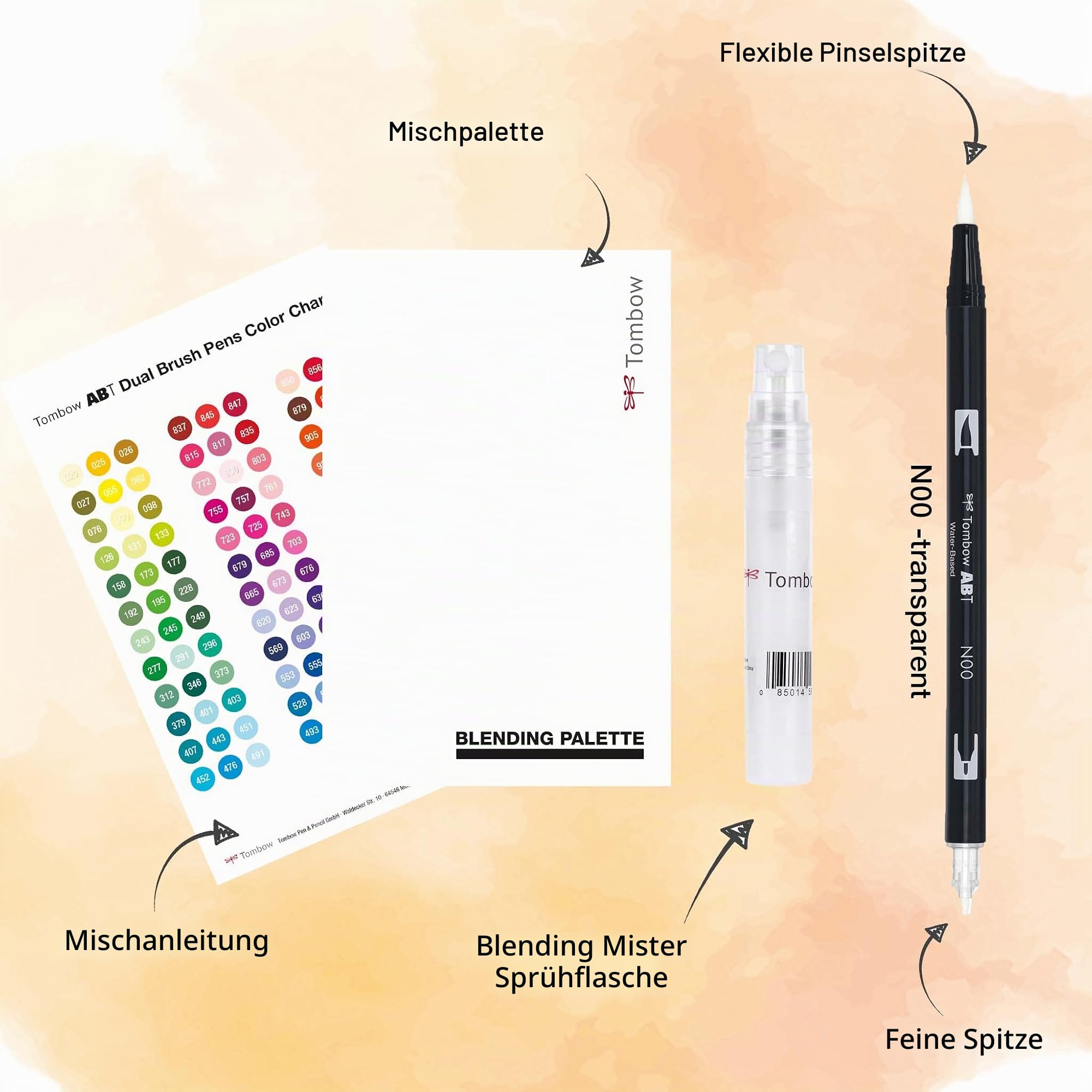 tombow-56182-blending-kit-4-in-1-set-f-r-abt-dual-brush-pen image 2