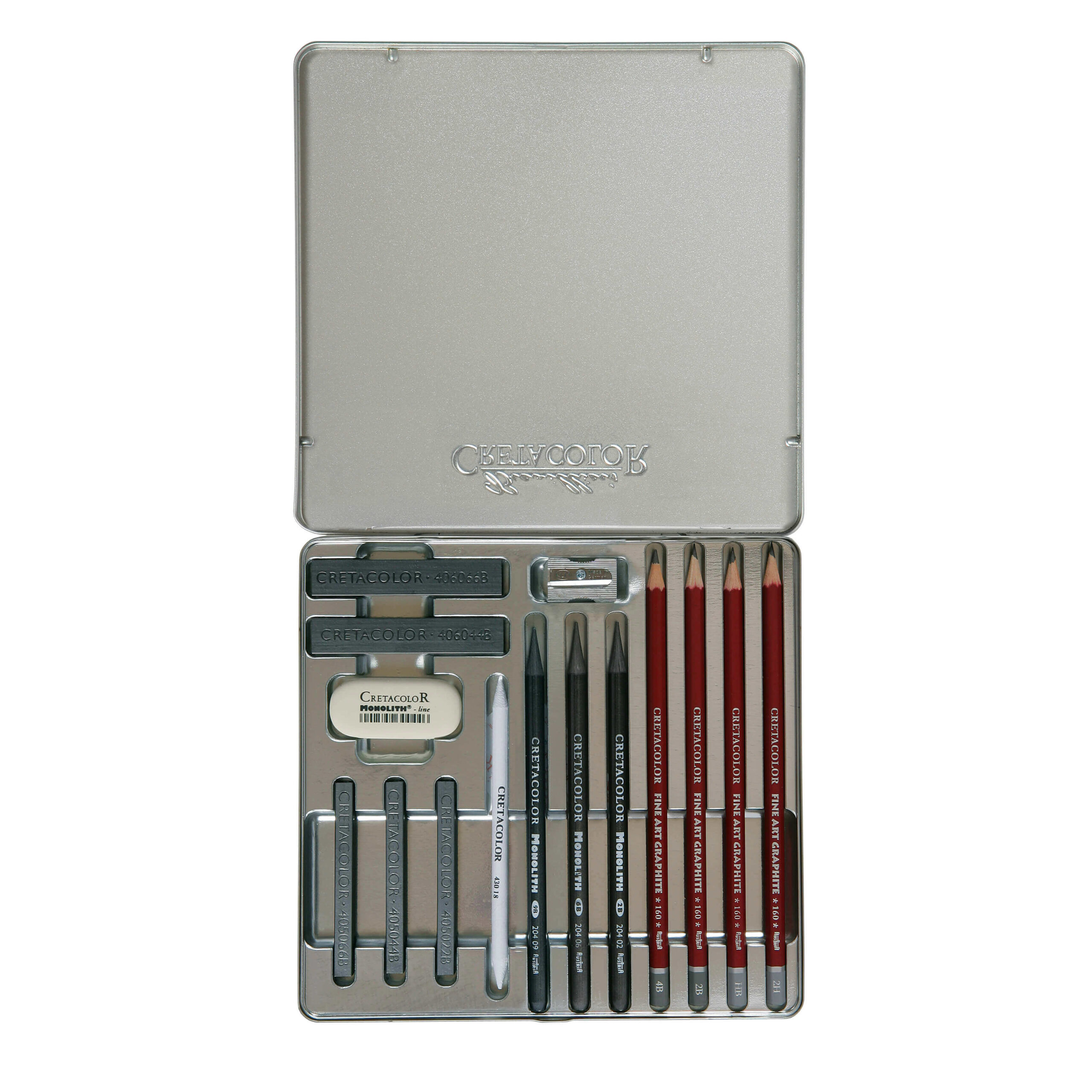 cretacolor-monolith-silver-box-graphit-set image 2
