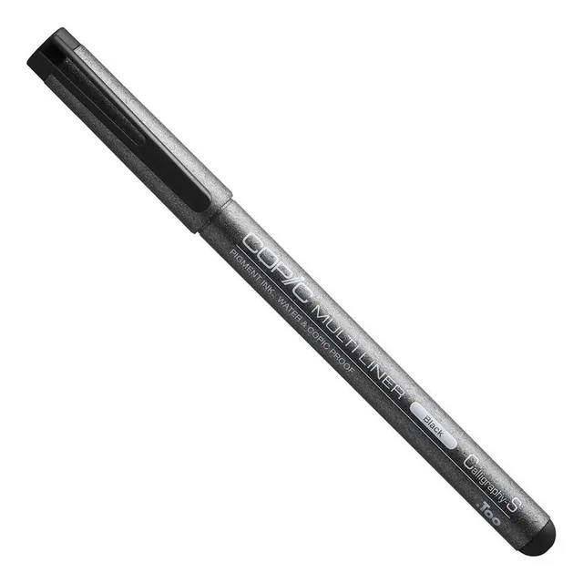 copic-multiliner-calligraphy-s-black-2-mm-fineliner-wasserfest image 1