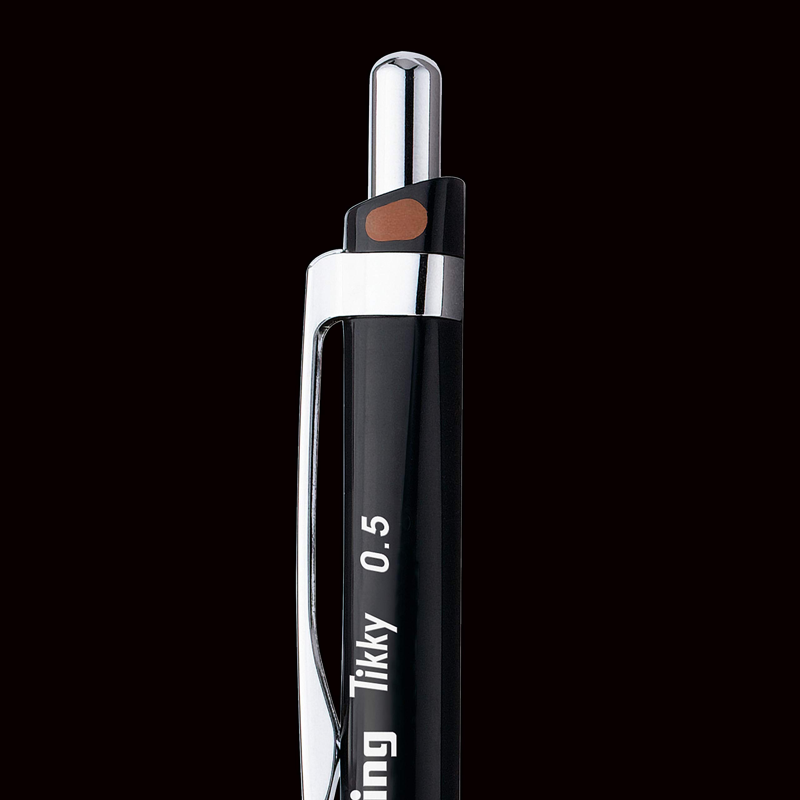 rotring-tikky-druckbleistift-0-5-mm-schwarz-12er-box-mit-radierer image 3