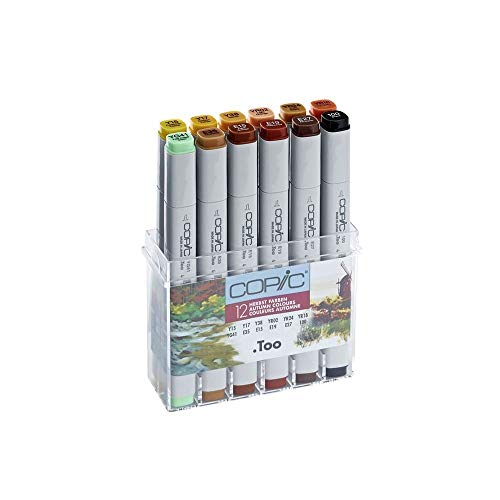 copic-classic-set-herbst-farben-12er-set-im-acryl-display-twin-marker-mit-mittel image 3