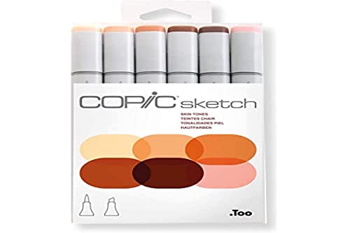 copic-sketch-set-portrait-6-twin-marker-brush-medium-broad image 2