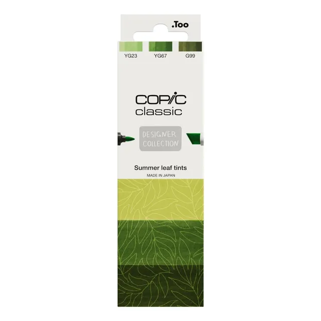 copic-classic-designer-collection-summer-leaf-tints-marker-set-3-twin-marker-yg2 image 1