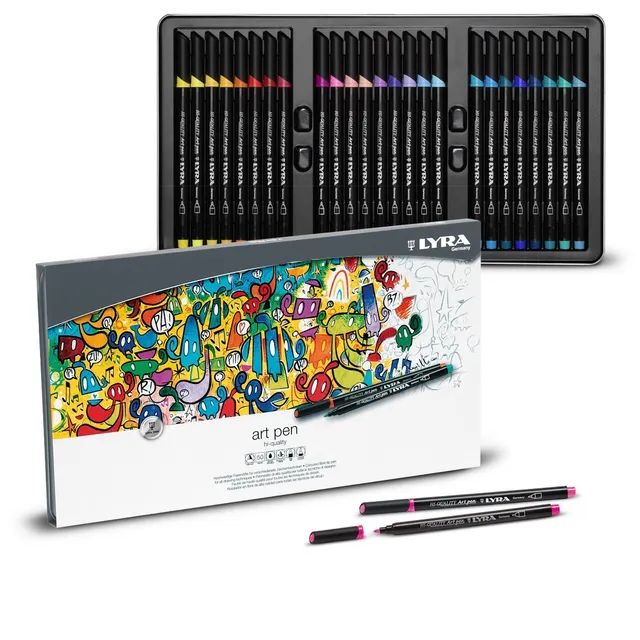 lyra-hi-quality-art-pen-set-profi-fineliner-stifteset image 1