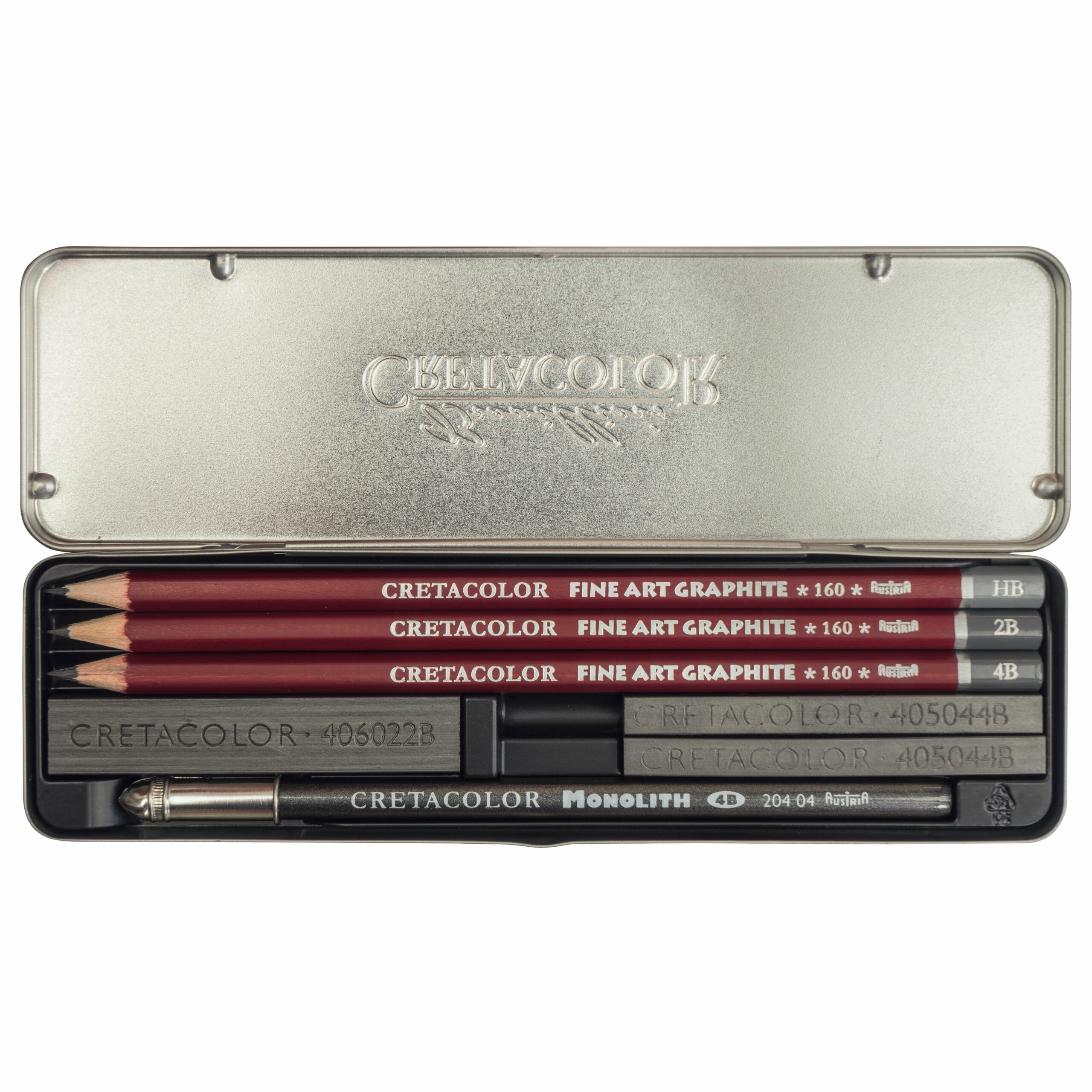 cretacolor-graphit-pocket-set-9-teilig-monolith-vollminen-set image 2