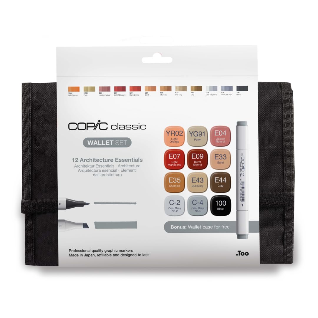 copic-classic-set-architektur-farben-12-twin-marker-im-wallet image 1