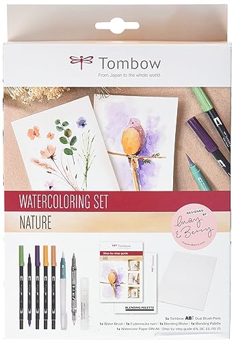 tombow-abt-dual-brush-pen-watercoloring-set-nature-von-may-berry-10-teilig-a6 image 6