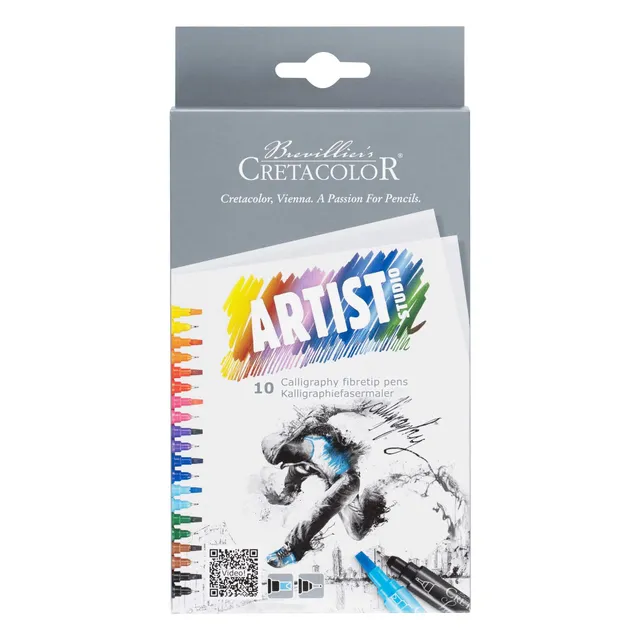 cretacolor-artist-studio-kalligraphiefasermaler-brush-pen image 1