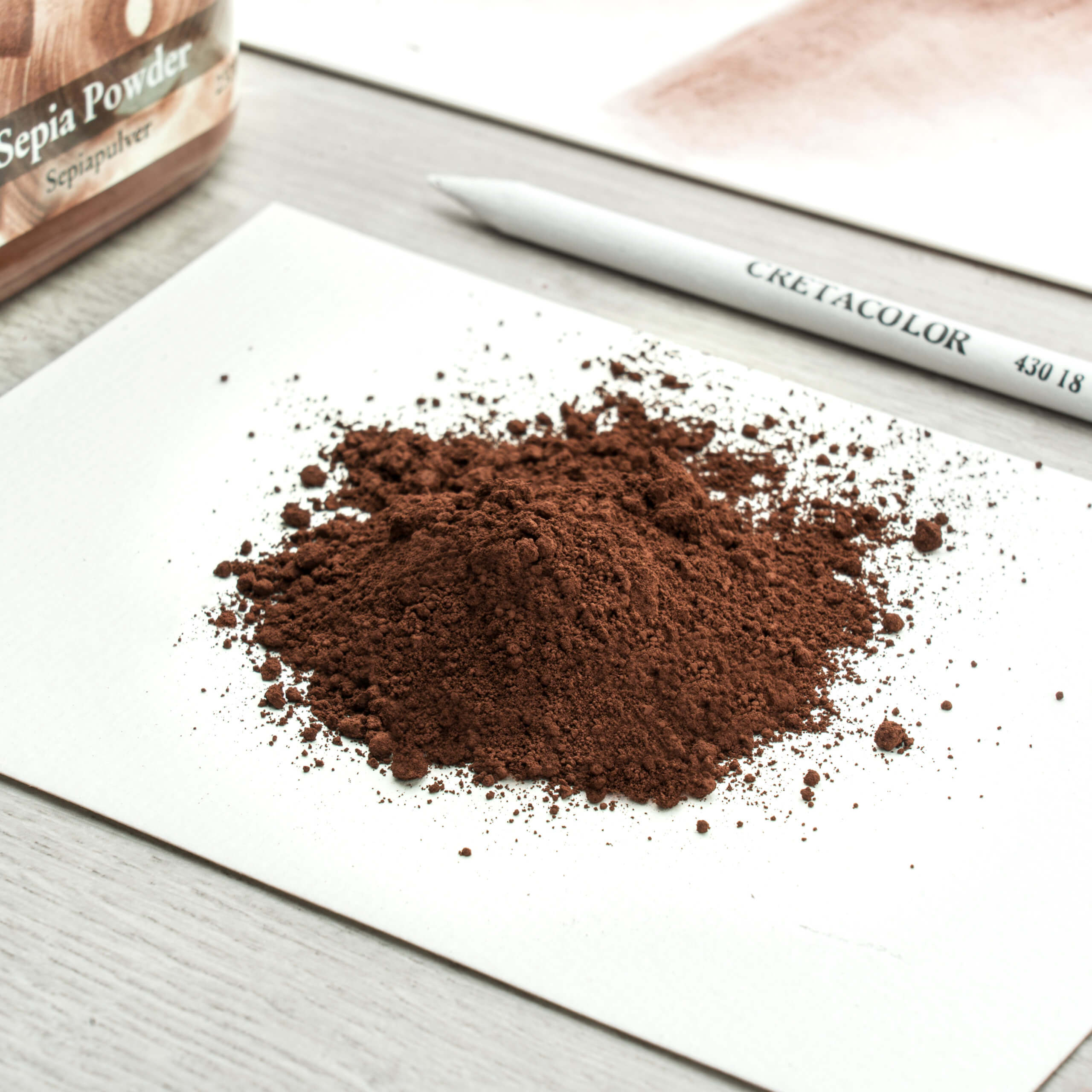 cretacolor-k-nstler-pulver-sepia-230g-zeichnungspulver image 2