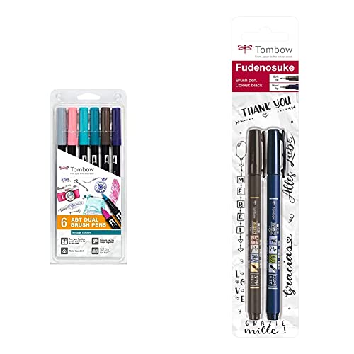 tombow-abt-dual-brush-pen-vintage-colours-6er-set image 8
