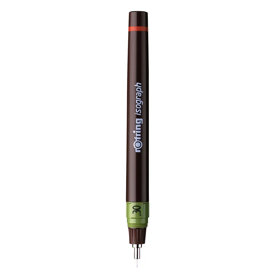 rotring-isograph-technischer-zeichenstift-0-30-mm-nachf-llbarer-fineliner image 1