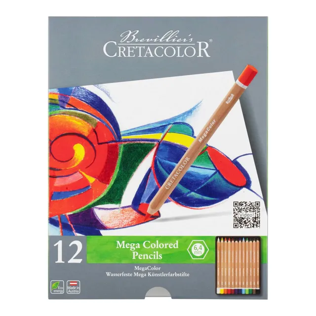 cretacolor-megacolor-farbstifte-12-farben image 1