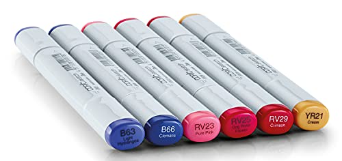 copic-sketch-set-floral-favorite-2-6-twin-marker-brush-medium-broad image 4