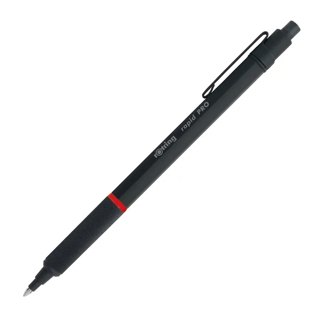 rotring-rapid-pro-kugelschreiber-mittlere-linienbreite-schwarz image 1