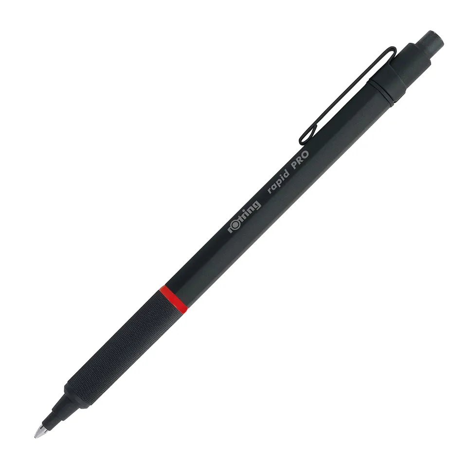 rotring-rapid-pro-kugelschreiber-mittlere-linienbreite-schwarz image 1
