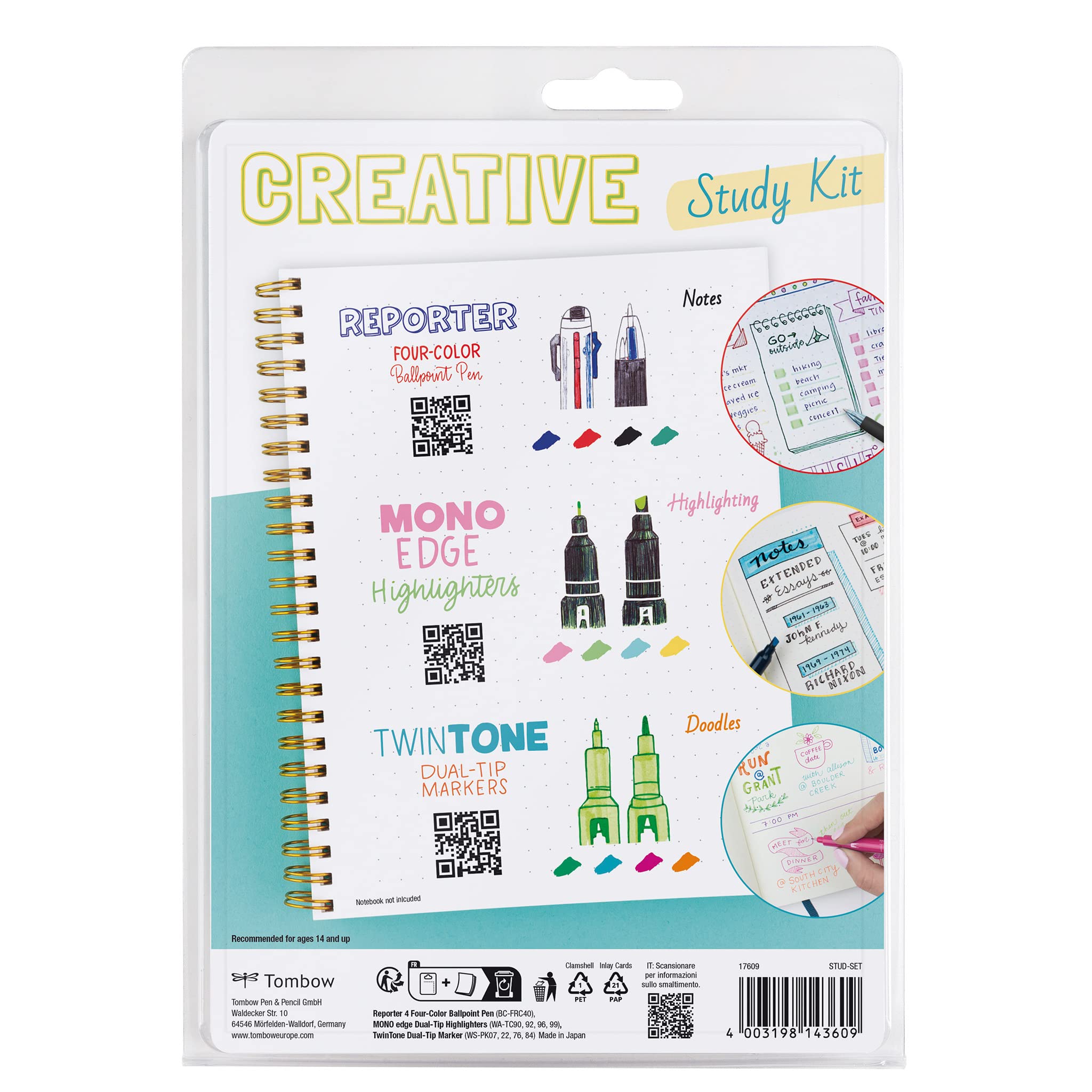 tombow-creative-study-kit-9-teilig-twintone-mono-edge-reporter-4 image 2
