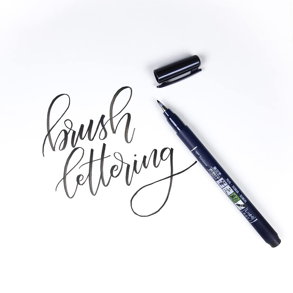 tombow-fudenosuke-brush-pen-ws-bh-schwarz-harte-pinselspitze image 2