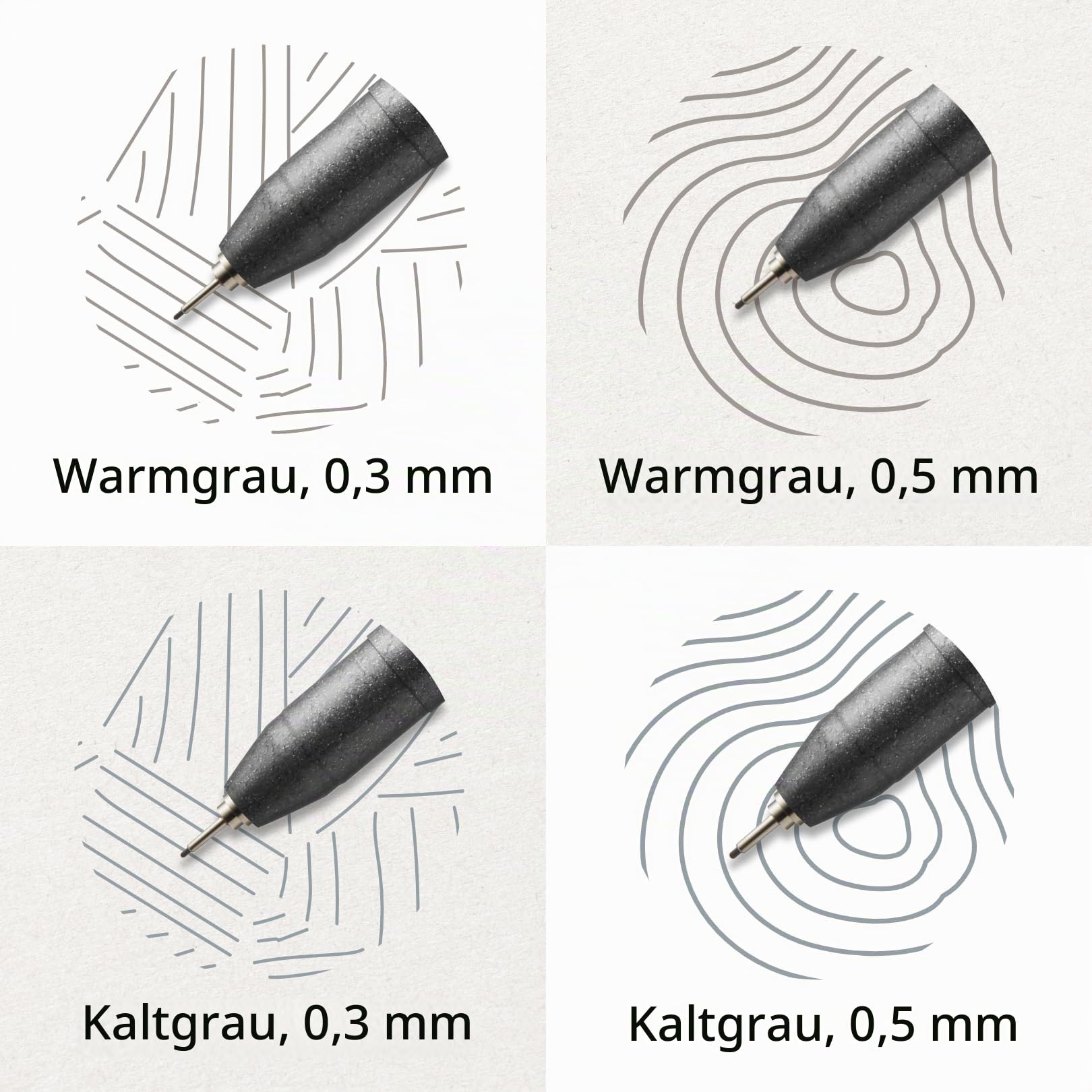 copic-multiliner-set-grey-4-fineliner-0-3-mm-und-0-5-mm-warm-cool-grey image 2