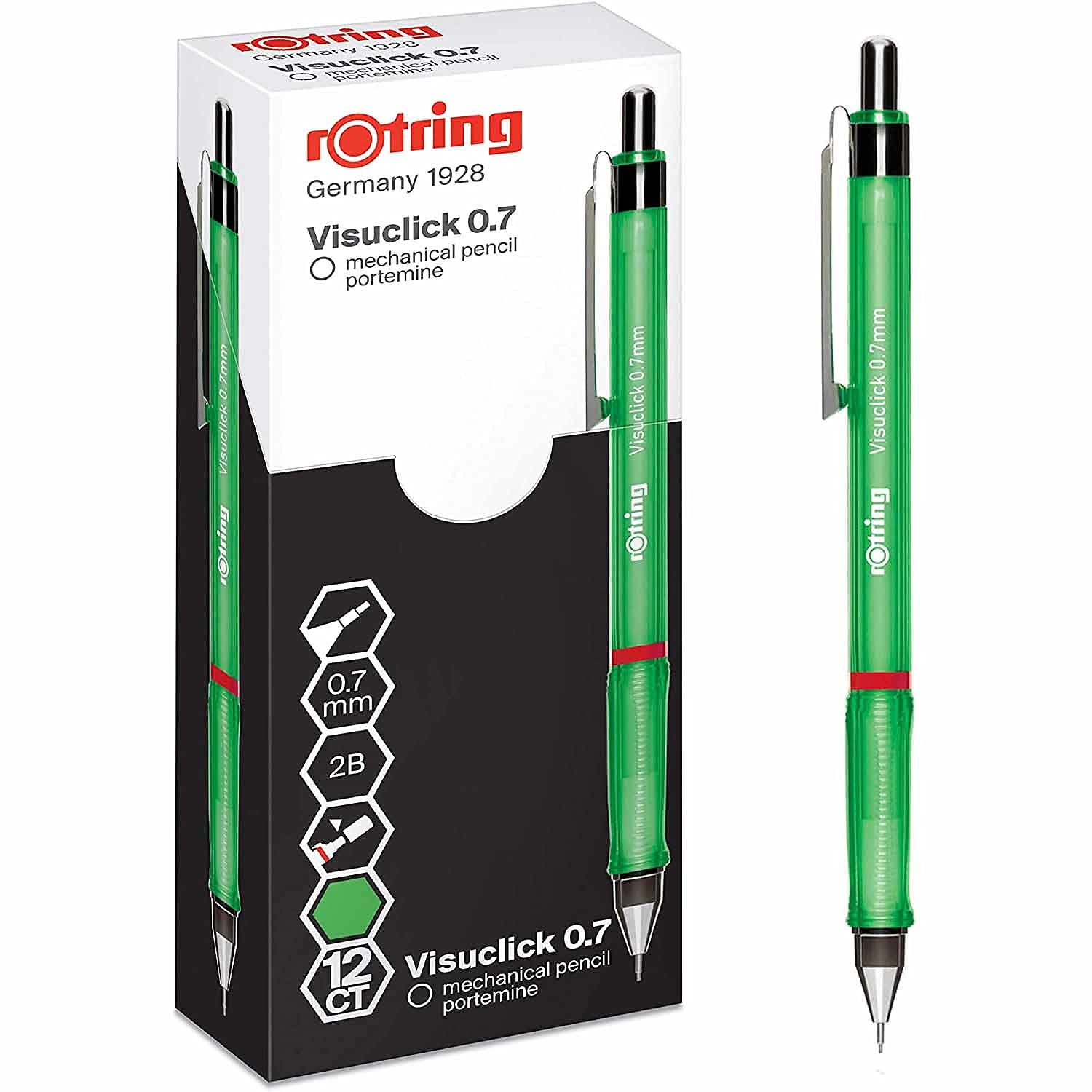 rotring-visuclick-druckbleistift-0-7-mm-2b-orange-12-st-ck-box image 4
