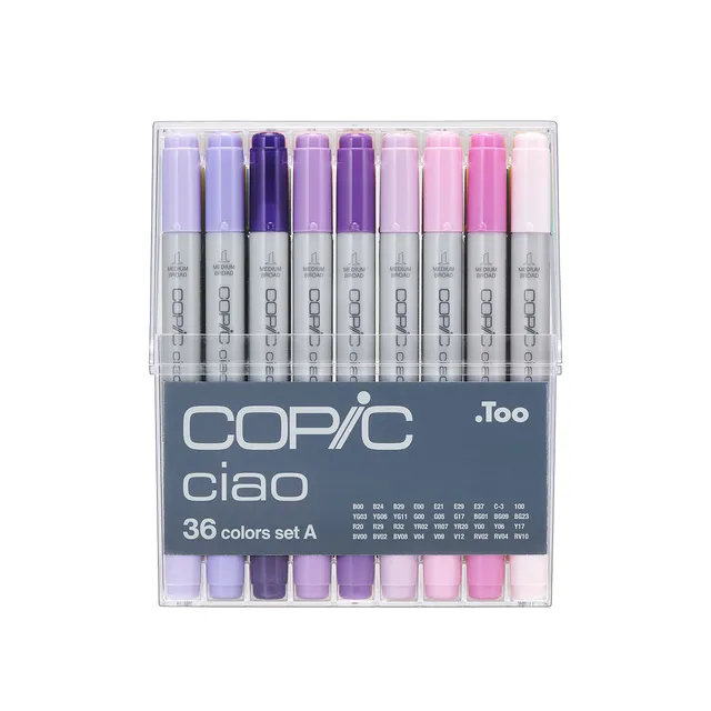 copic-ciao-marker-set-a-36-farben-allround-layoutmarker-im-acryl-display image 1