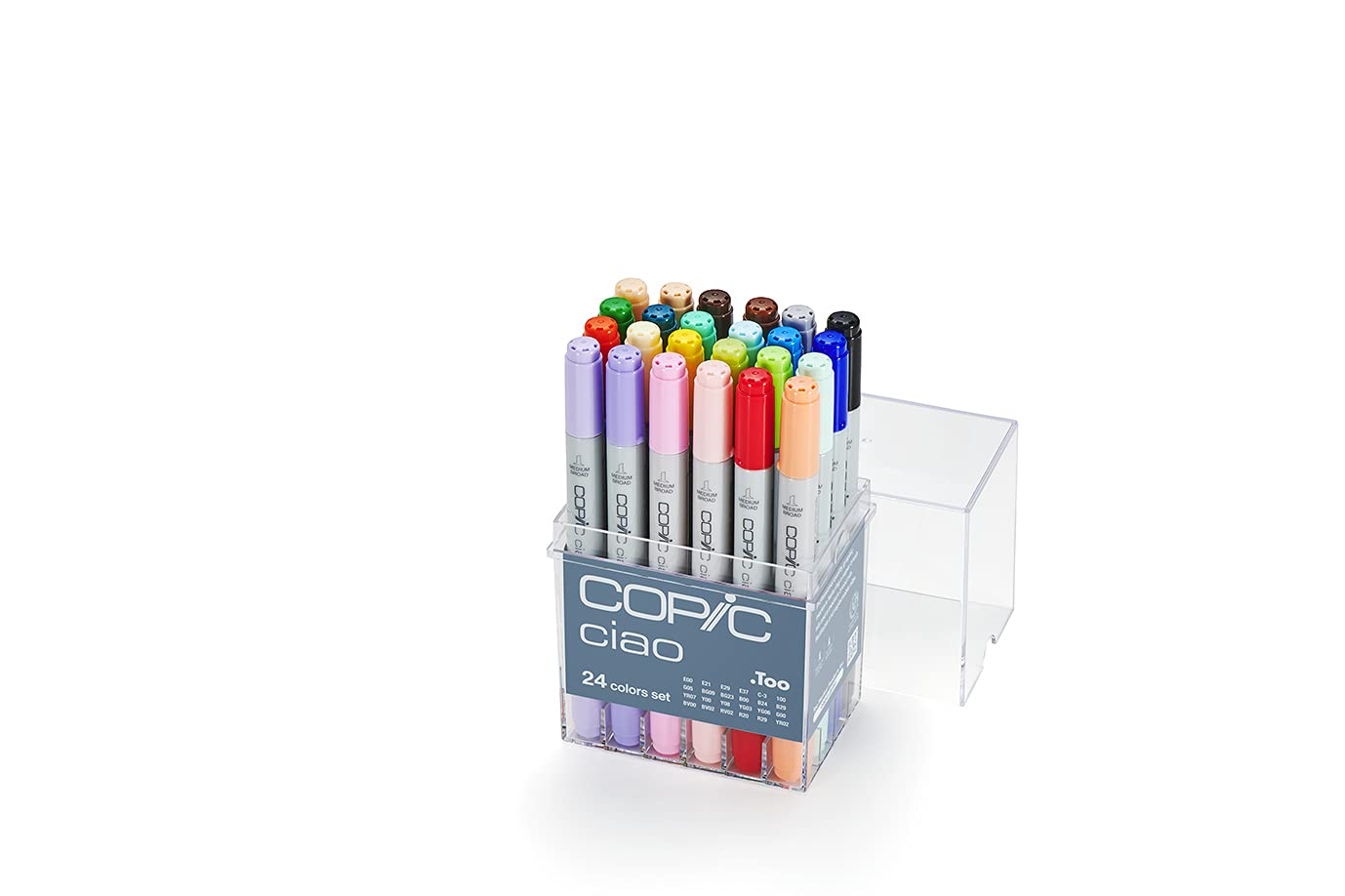copic-ciao-set-24-farben-im-acryl-display-twin-marker-brush-medium-broad image 2
