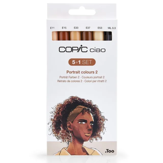 copic-ciao-5-1-set-portrait-colours-2-twin-marker-multiliner-0-3-mm image 1