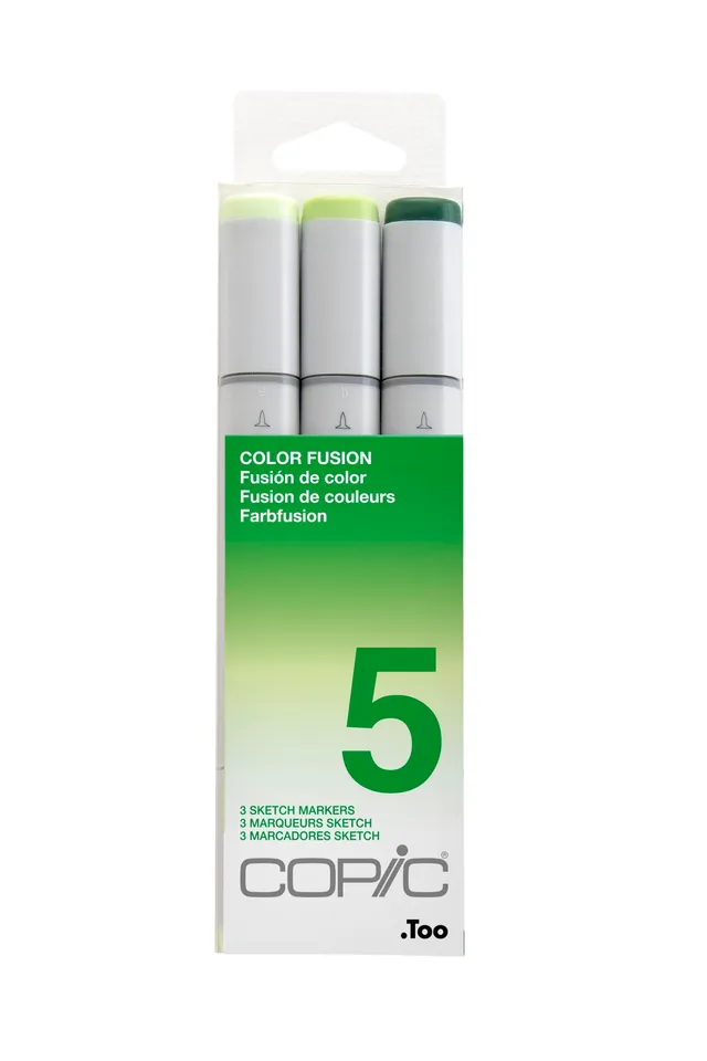 copic-sketch-marker-set-color-fusion-5-3-pinsel-marker-profi-set image 1