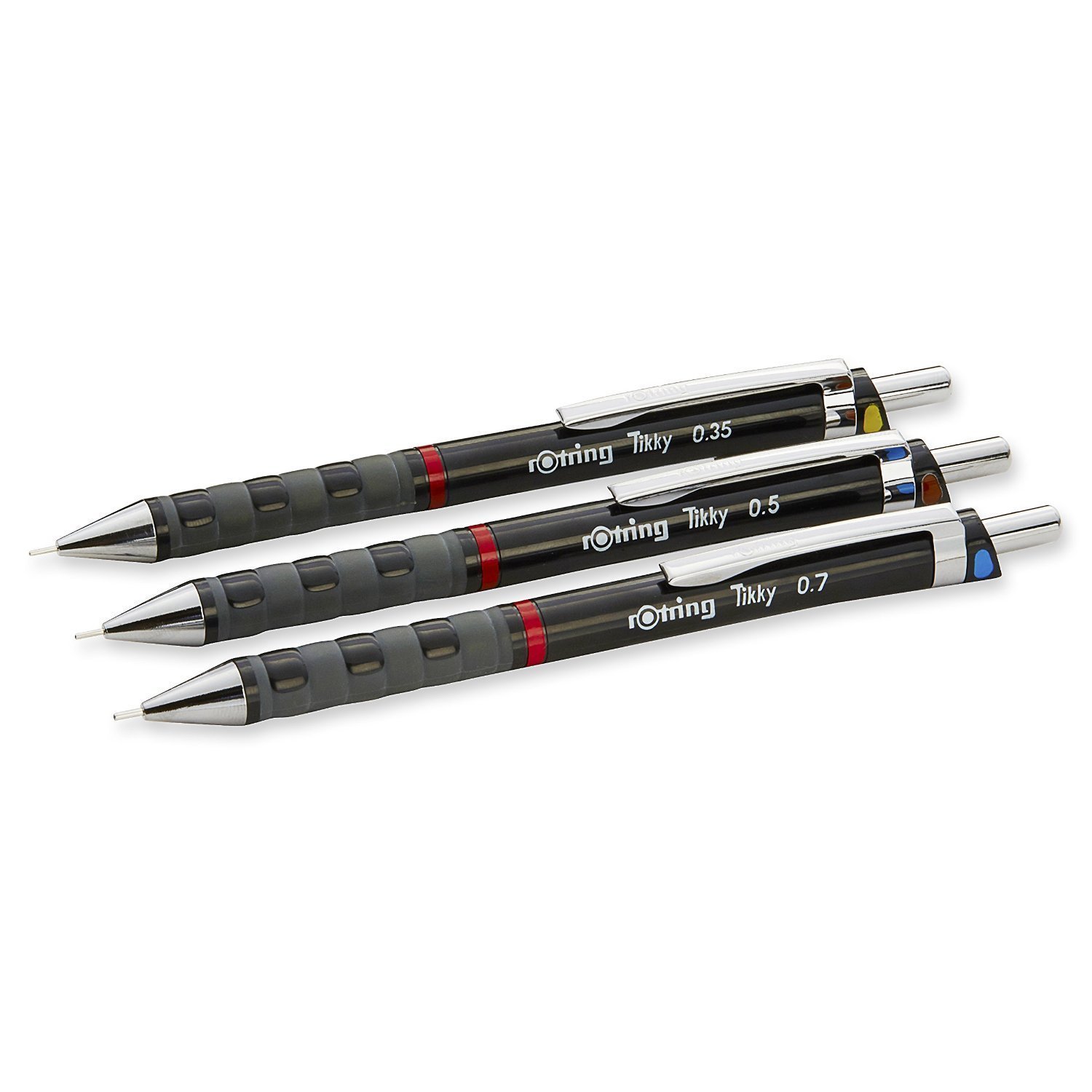 rotring-tikky-feinminenstift-3er-set-0-35-0-5-0-7-mm-mit-hb-minen-und-radierer image 7