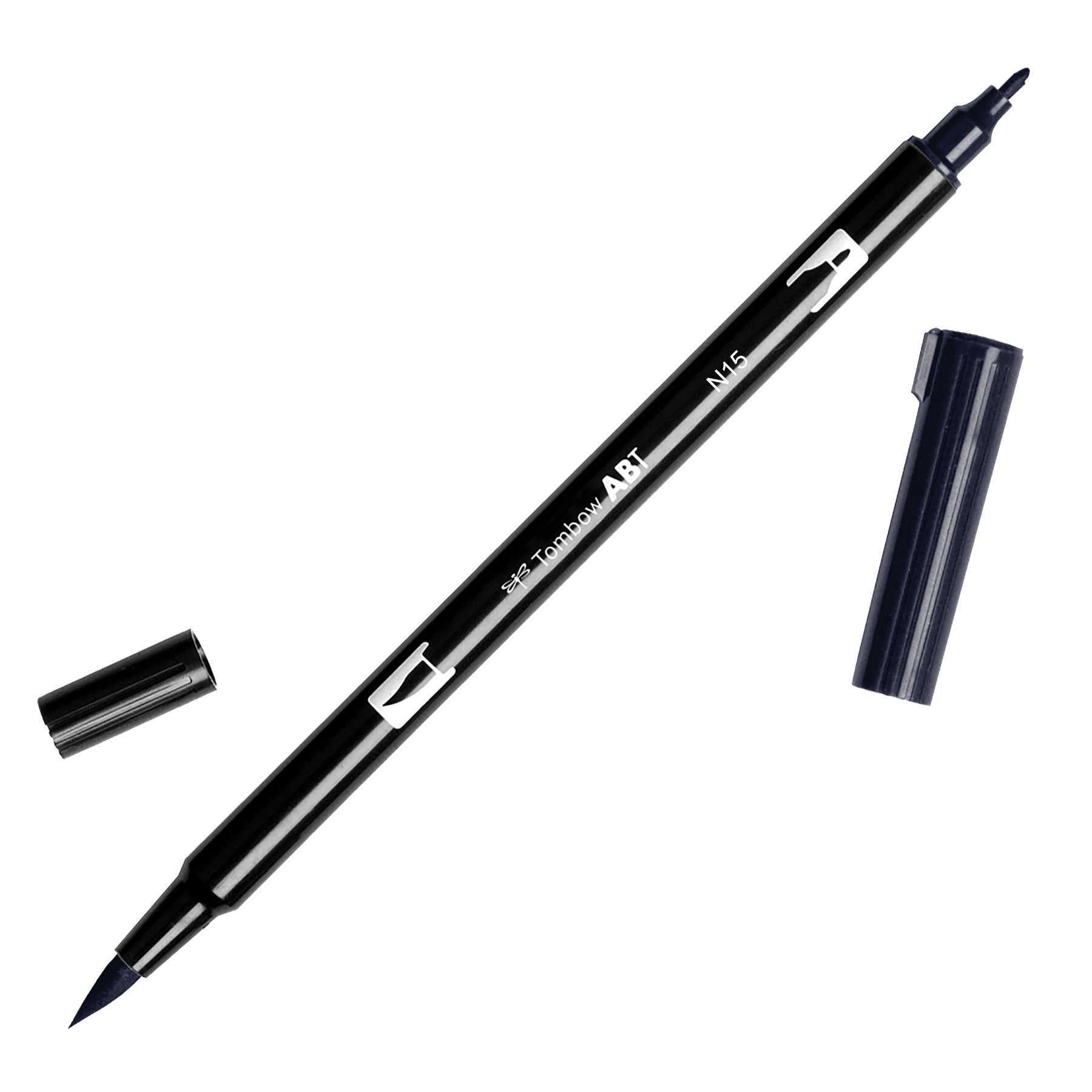 tombow-abt-dual-brush-pen-abt-n15-black-pinsel-feinspitze image 1