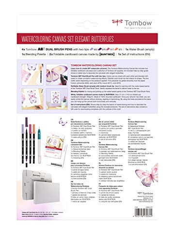 tombow-canvas-set1-watercoloring-canvas-set-elegante-schmetterlinge image 8