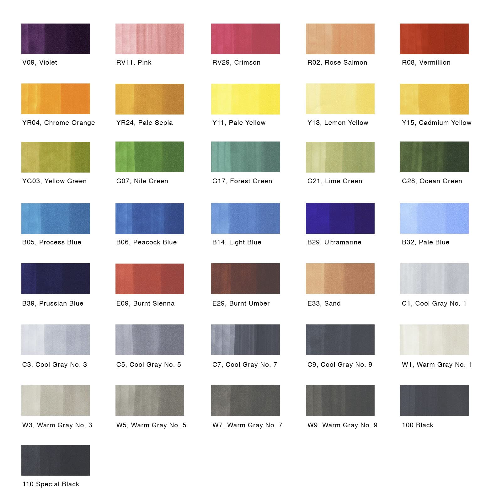 copic-sketch-36er-marker-set-twin-marker-mit-super-brush-und-medium-broad-spitze image 3