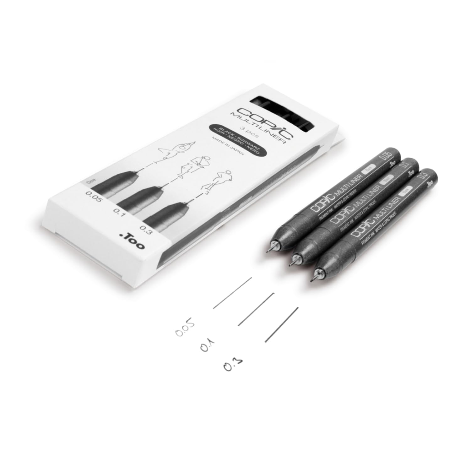 copic-multiliner-set-black-3er-0-05-mm-0-1-mm-0-3-mm-fineliner image 4